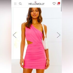 Cupids kiss dress pink, size medium